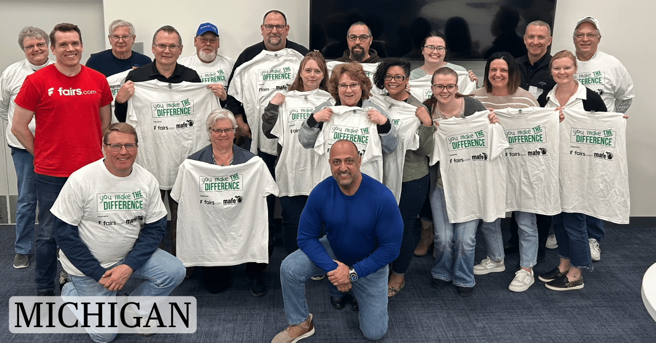 Final Michigan group photo from You Make The Difference celebration