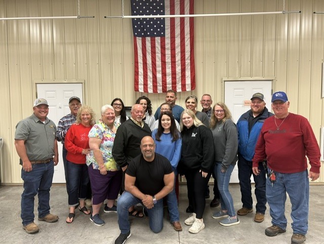 Workshop participants gather for a group photograph in Kentucky.