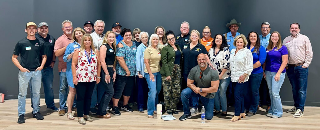 Workshop participants gather for a group photograph in Jacksonville, Florida.