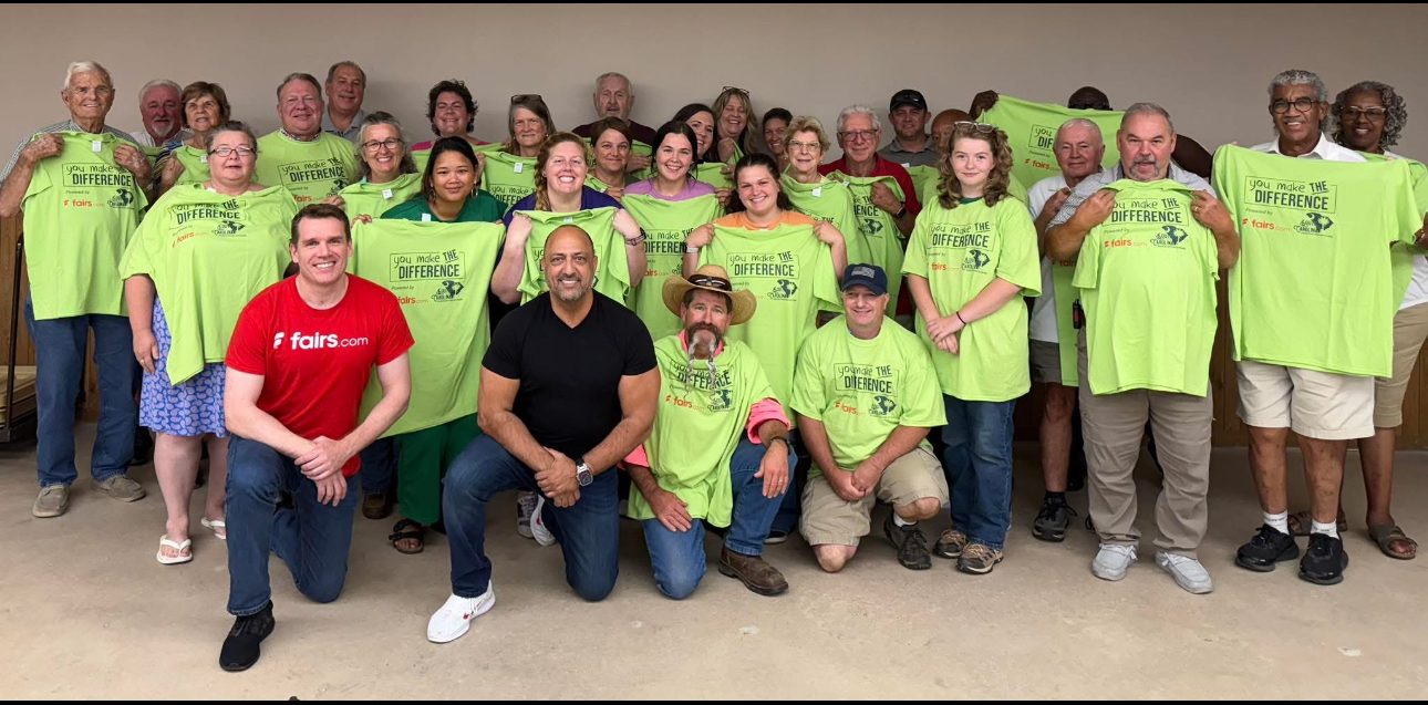 Participants gather for a group photograph with YMTD Initiative in Union South Carolina.