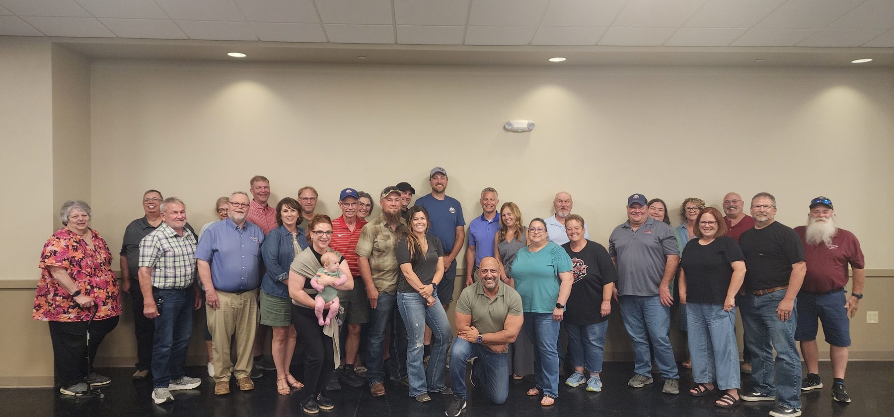 Participants gather for a group photograph with YMTD Initiative in Findlay, Ohio.
