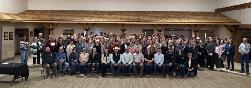 Participants gather for a group photograph with Empowering Minds in Rycroft, Alberta.