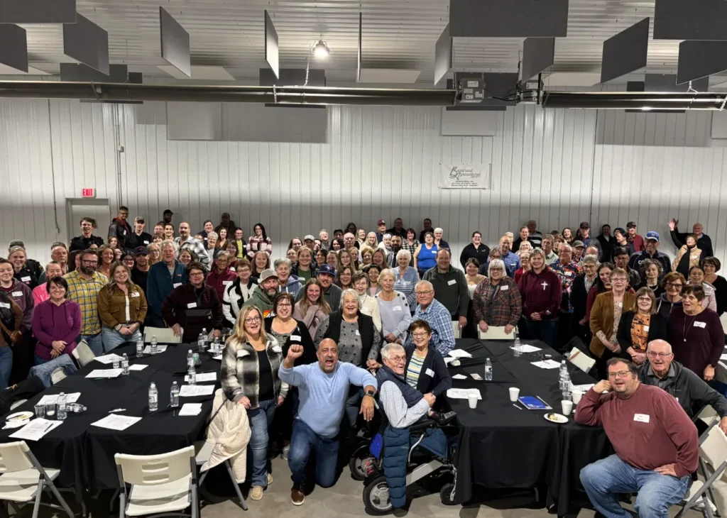 Empowering Minds public event participants in Barrhead, Alberta.