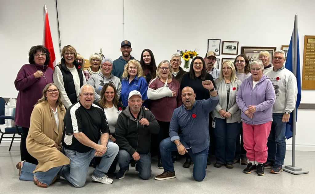 Empowering Minds participants in Irma, Alberta.