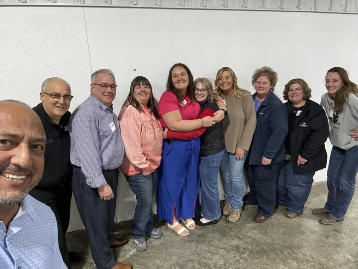 Participants gather for a group photograph with YMTD Initiative in Lebanon Indiana.