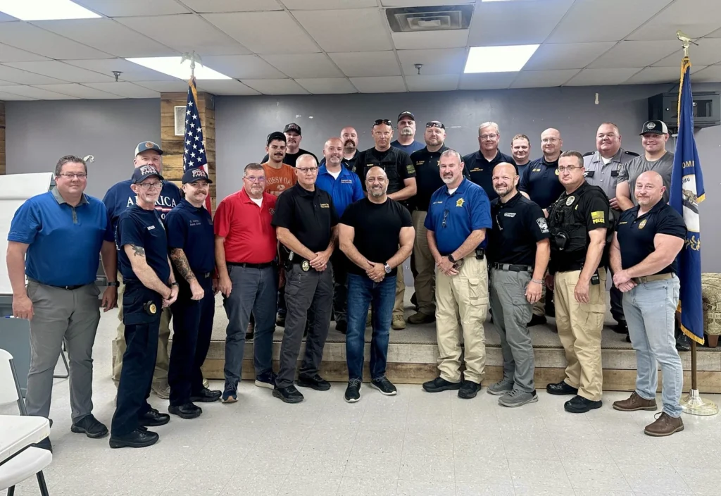 Participants gather for a group photograph with Empowering Minds in Muhlenberg County, Kentucky.