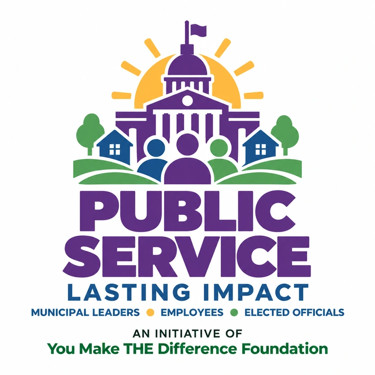 Public Service, Lasting Impact. Municipal leaders, employees, and elected officials. An initiative of You Make THE Difference Foundation.
